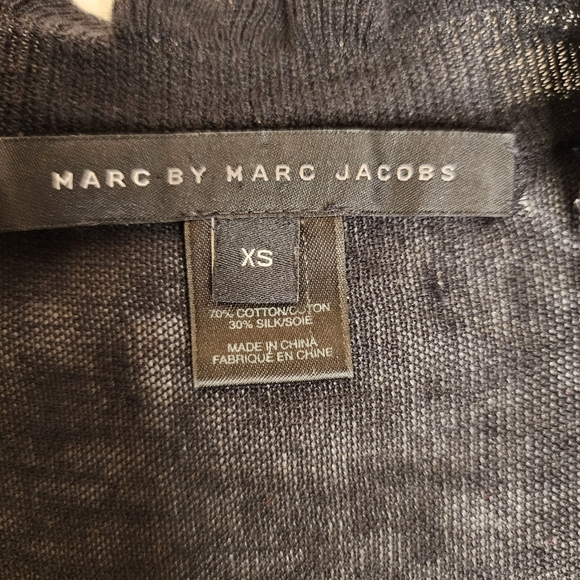 Marc Jacobs Buttondown Ruffle Drop Waist Victorian Witchy Sweater Dress Sz XS - Picture 4 of 12